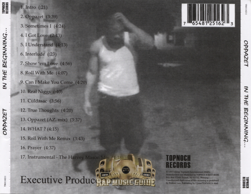 Oppazet - In The Beginning: Bootleg. CD | Rap Music Guide